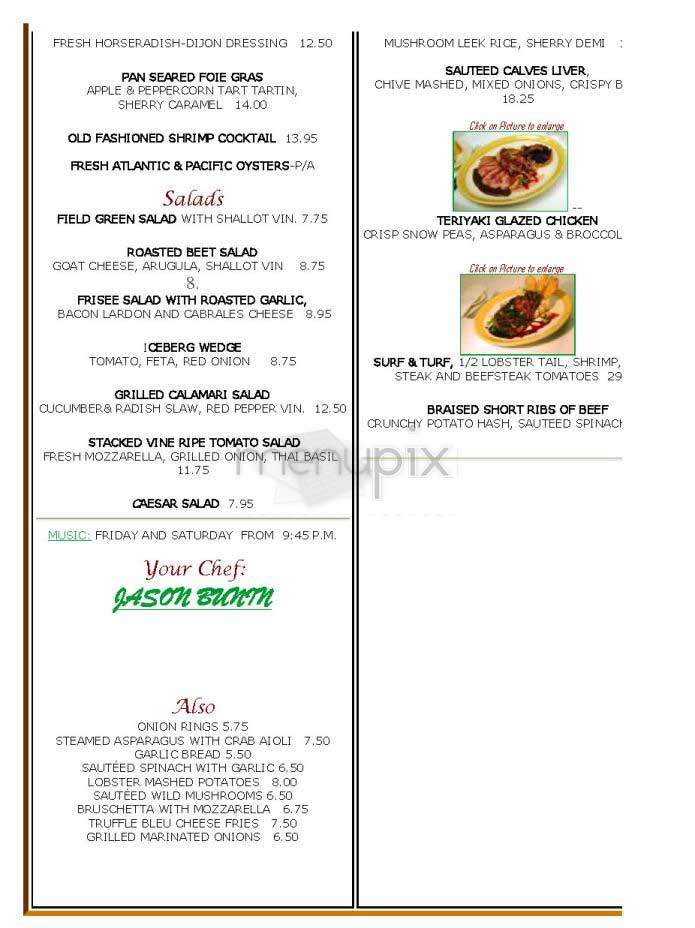 Knickerbocker - New York, NY menu_pic