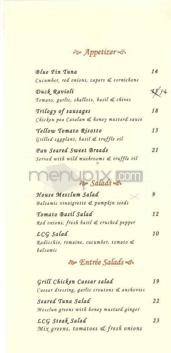 La Carne Gril - New York, NY menu_pic