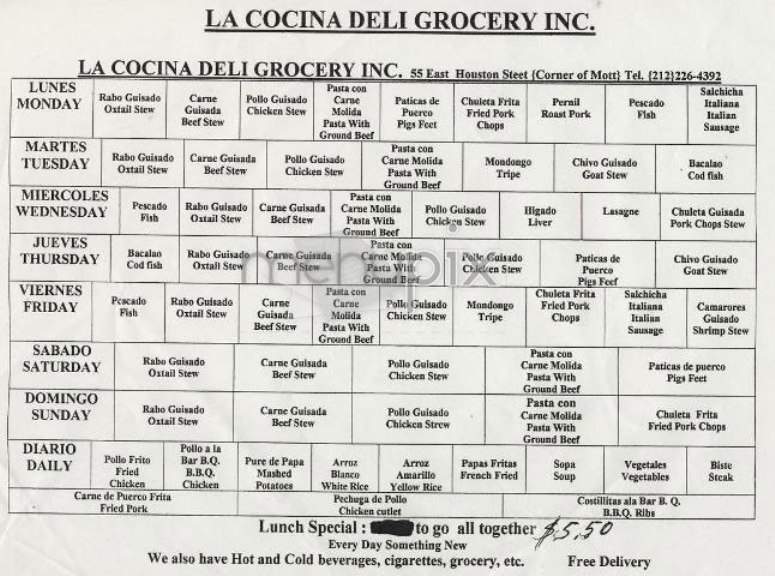 /301700/La-Cocina-Deli-Grocery-New-York-NY - New York, NY