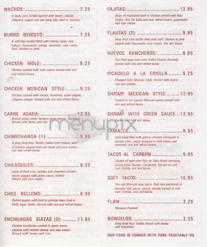 La Cocina - New York, NY menu_pic