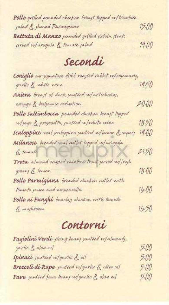 La Grolla Ristorante - New York, NY menu_pic