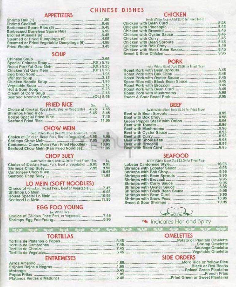 La Nueva Victoria - New York, NY menu_pic