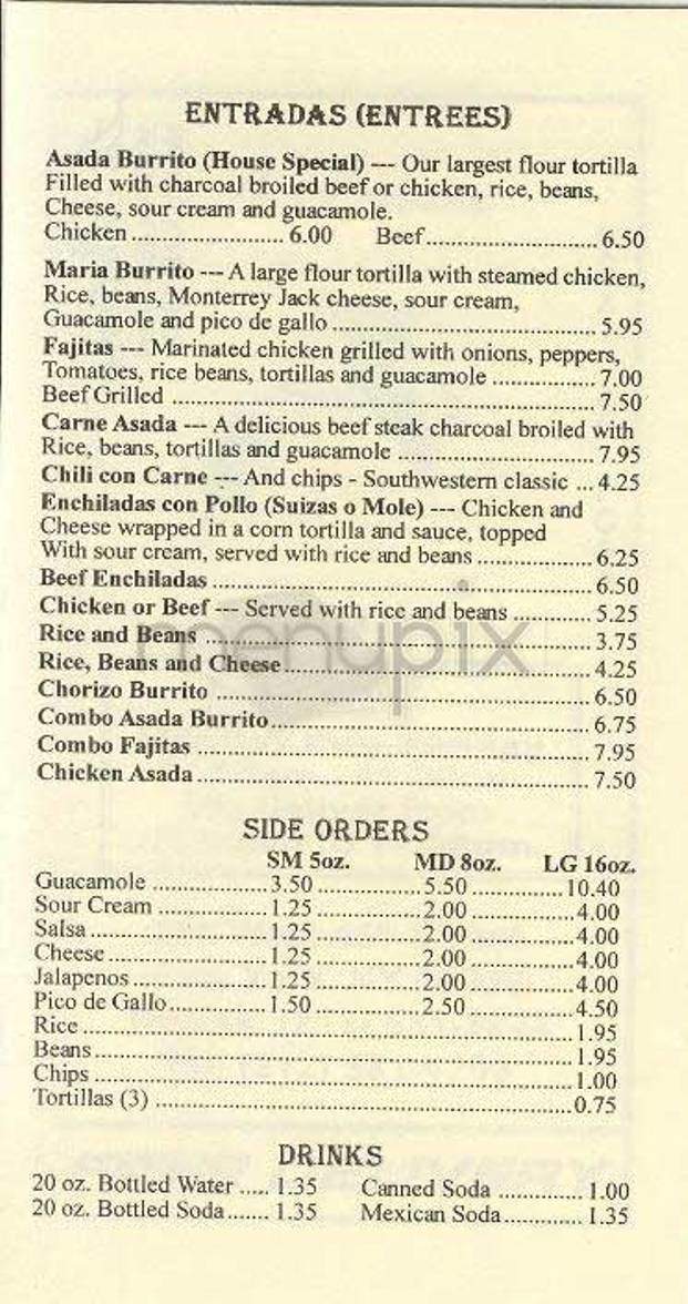 La Paloma - New York, NY menu_pic