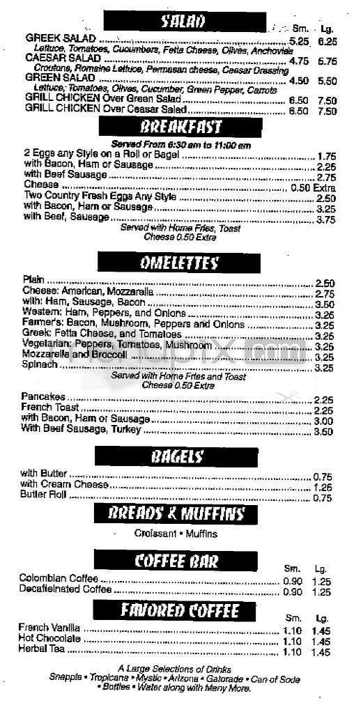 La Bellezza Pizza - New York, NY menu_pic