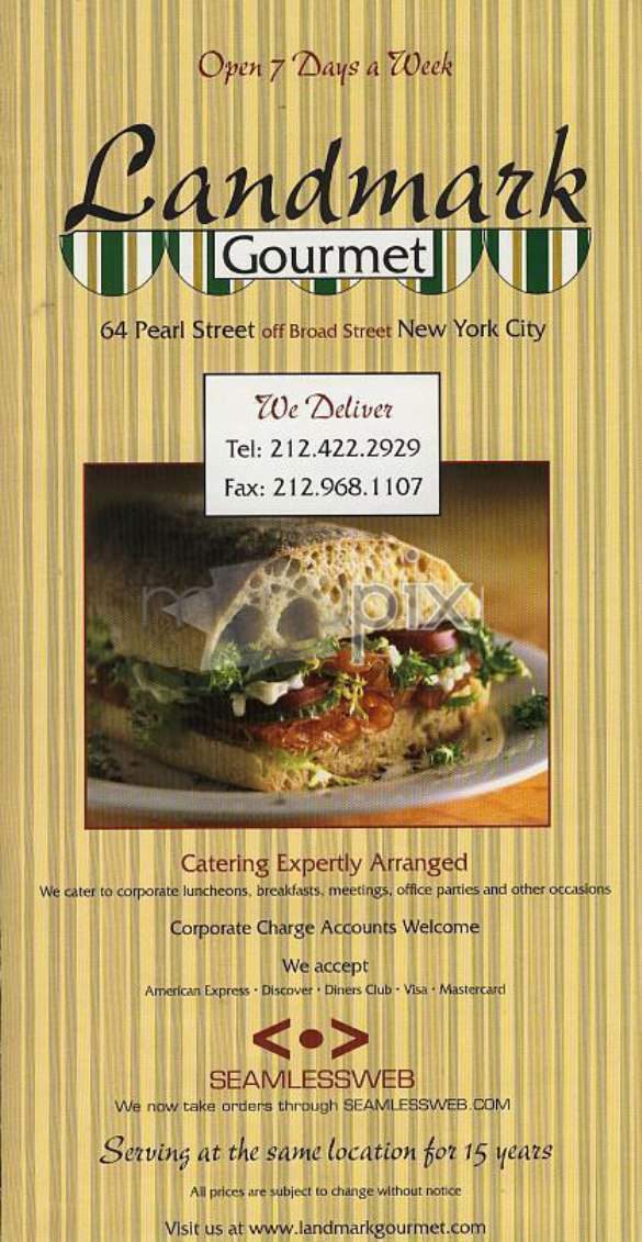 /301723/Landmark-Gourmet-New-York-NY - New York, NY