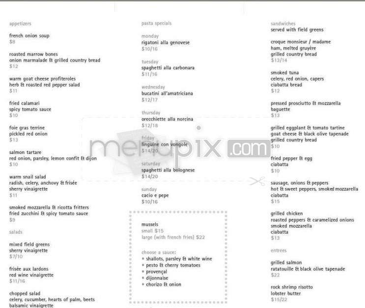 Landmarc - New York, NY menu_pic
