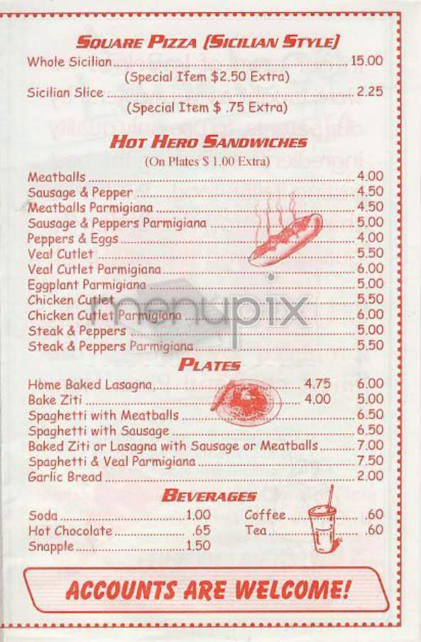 La Bellezza Pizza - New York, NY menu_pic