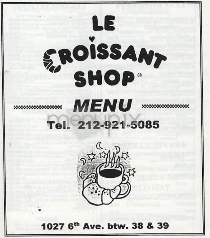 /301752/Le-Croissant-Shop-New-York-NY - New York, NY