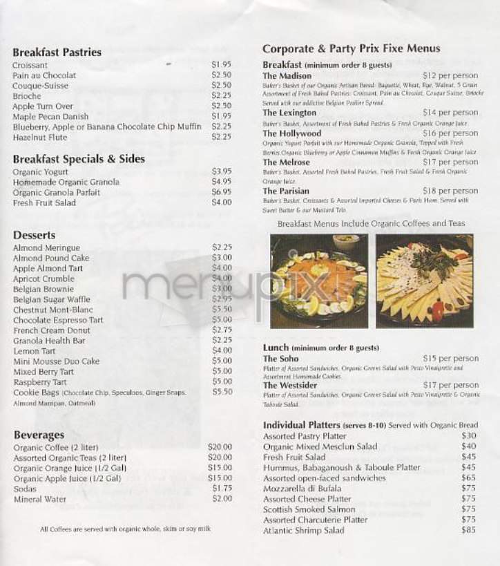 Le Pain Quotidien - New York, NY menu_pic