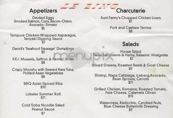 /301803/Le-Zinc-New-York-NY - New York, NY