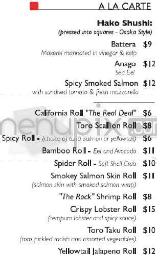 Le Miu - New York, NY menu_pic