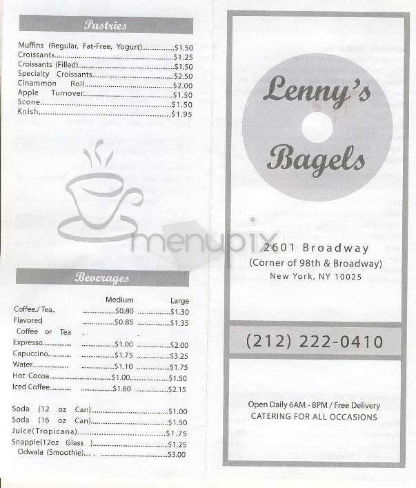 /301767/Lennys-Bagels-New-York-NY - New York, NY