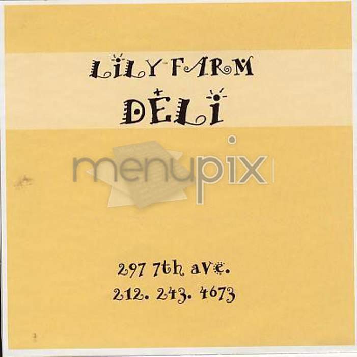 Lily Farm Deli - New York, NY menu_pic