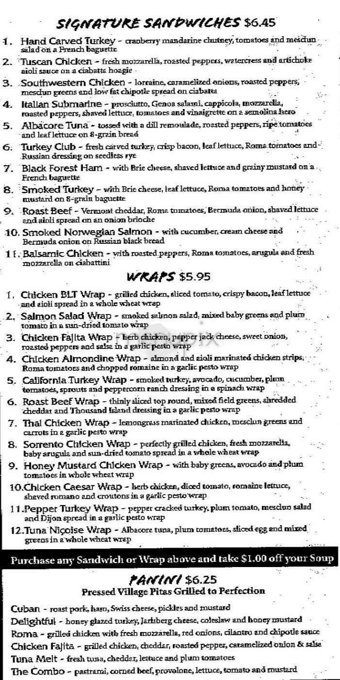 Lite Bites - New York, NY menu_pic