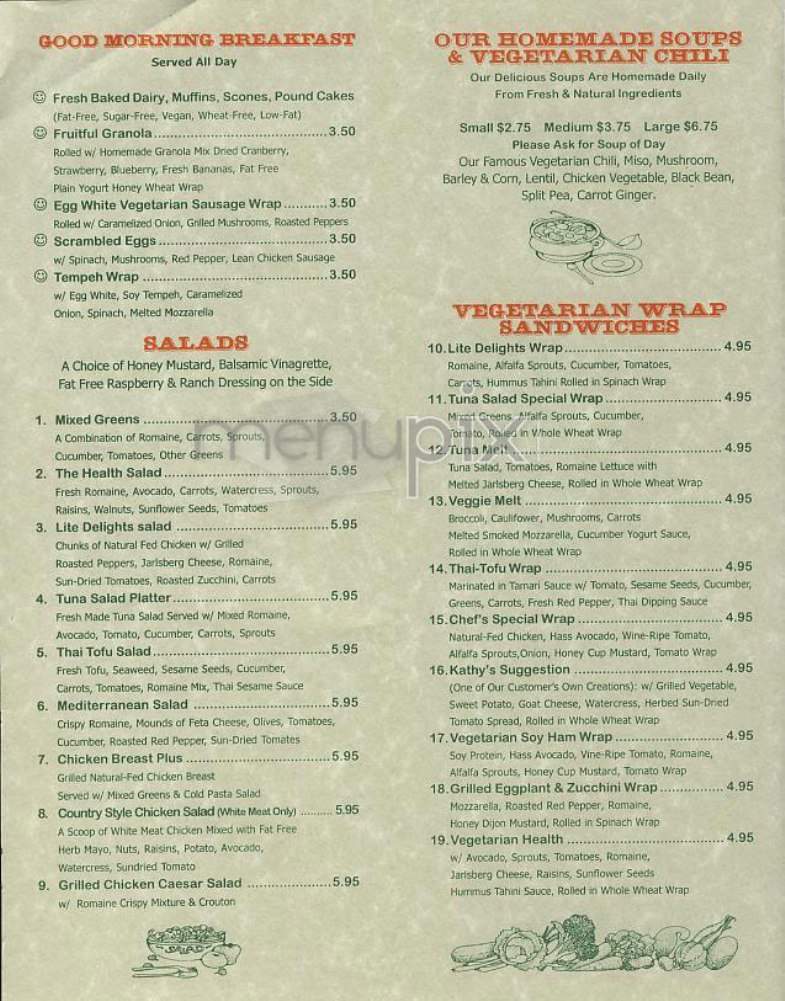 Light DeLight - New York, NY menu_pic