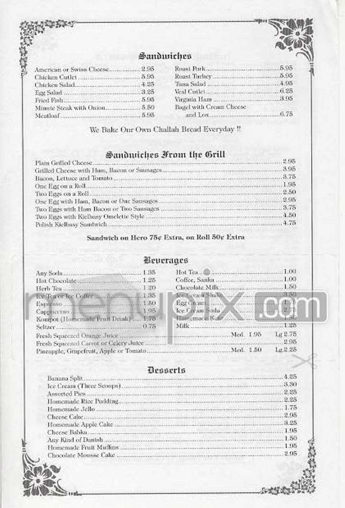 Little Poland - New York, NY menu_pic