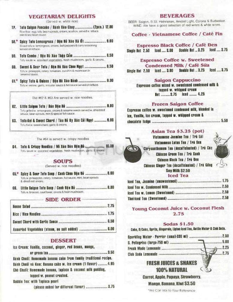 Yum Yum 3 - New York, NY menu_pic