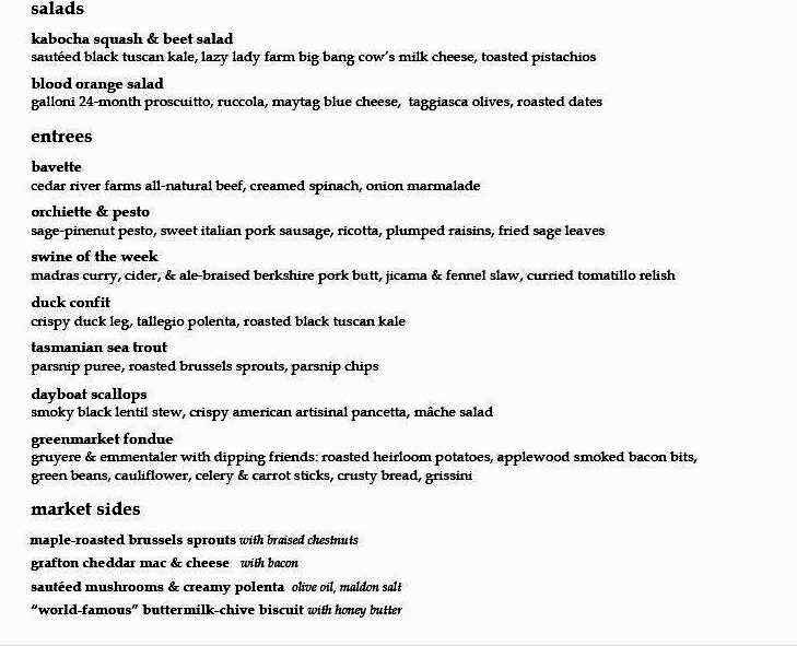 Little Giant - New York, NY menu_pic