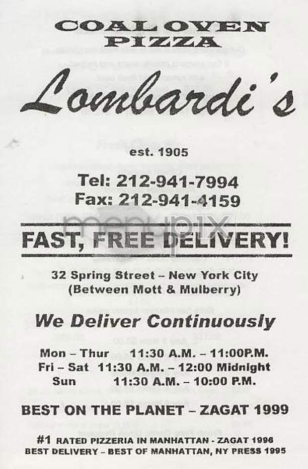 /301844/Lombardis-New-York-NY - New York, NY