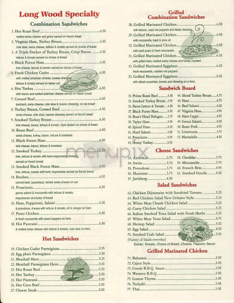 Longwood Gourmet - New York, NY menu_pic