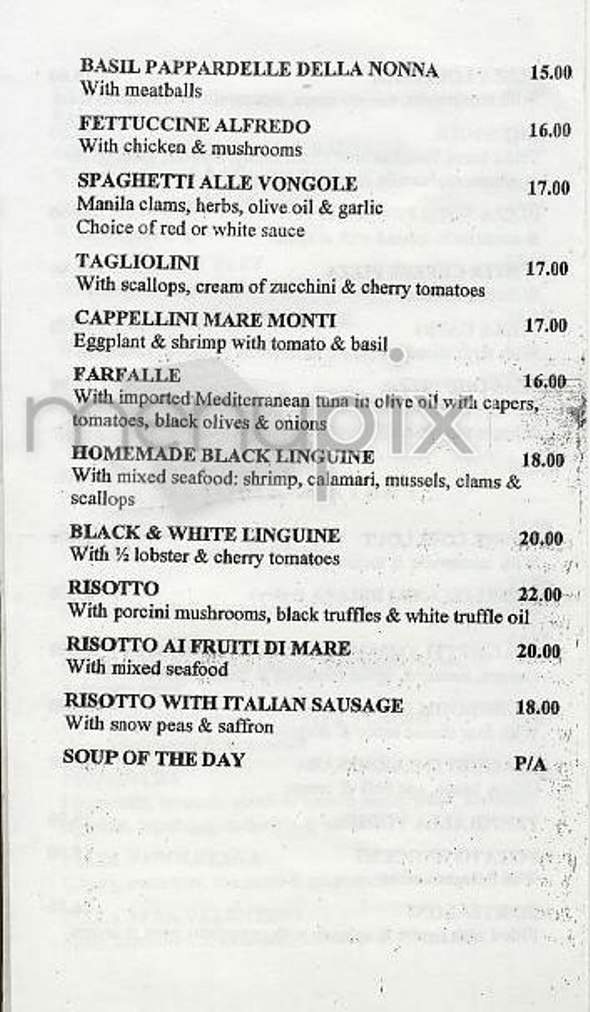 Loui Loui Cafe - New York, NY menu_pic