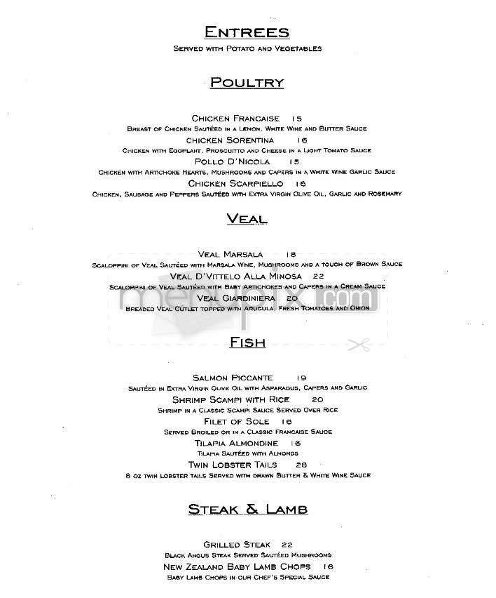 Lounge 11 - Hoboken, NJ menu_pic