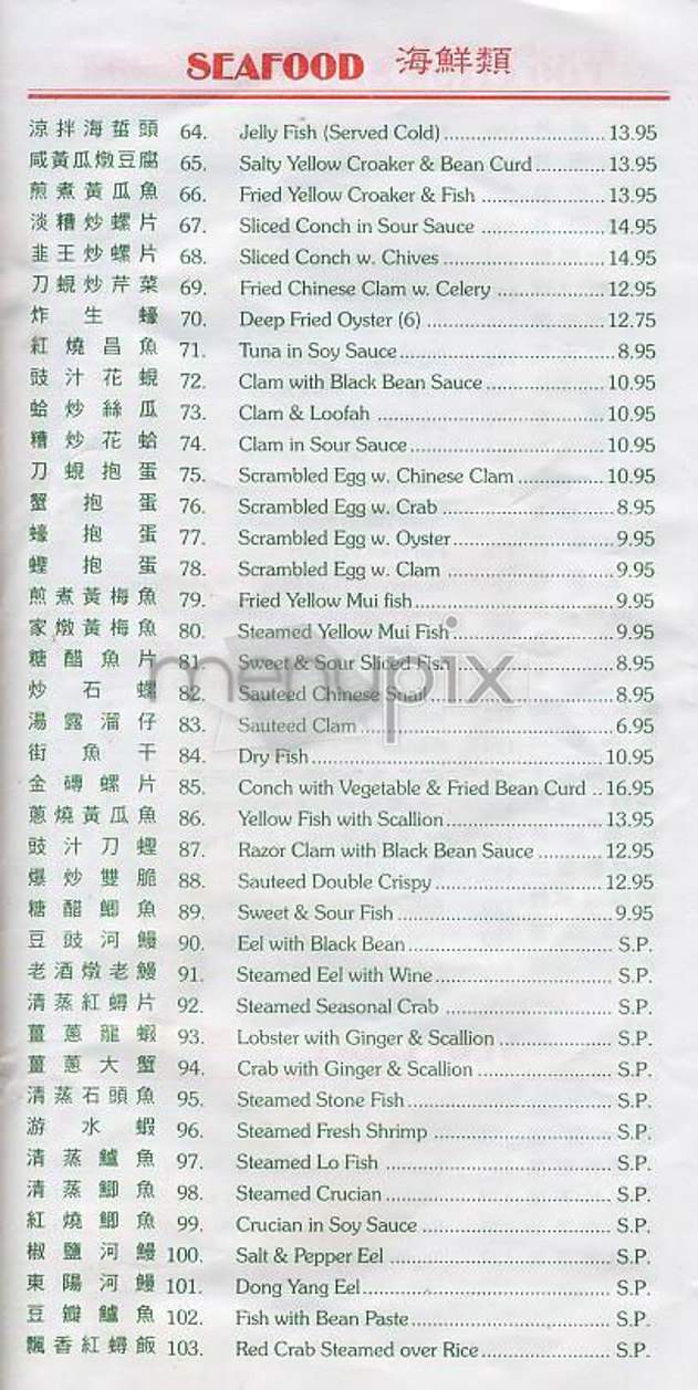 Lucky Zhang - New York, NY menu_pic