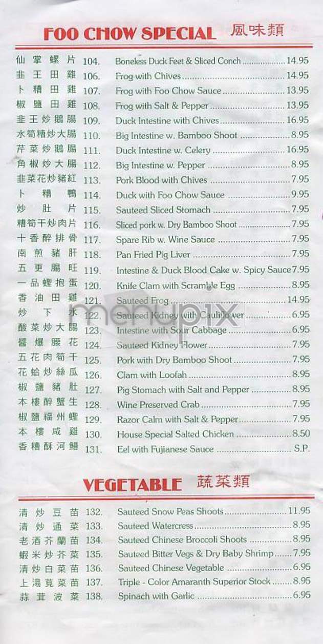 Lucky Zhang - New York, NY menu_pic