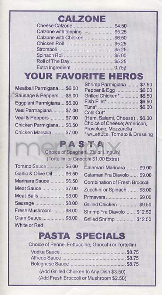 Luigi's NYC - New York, NY menu_pic