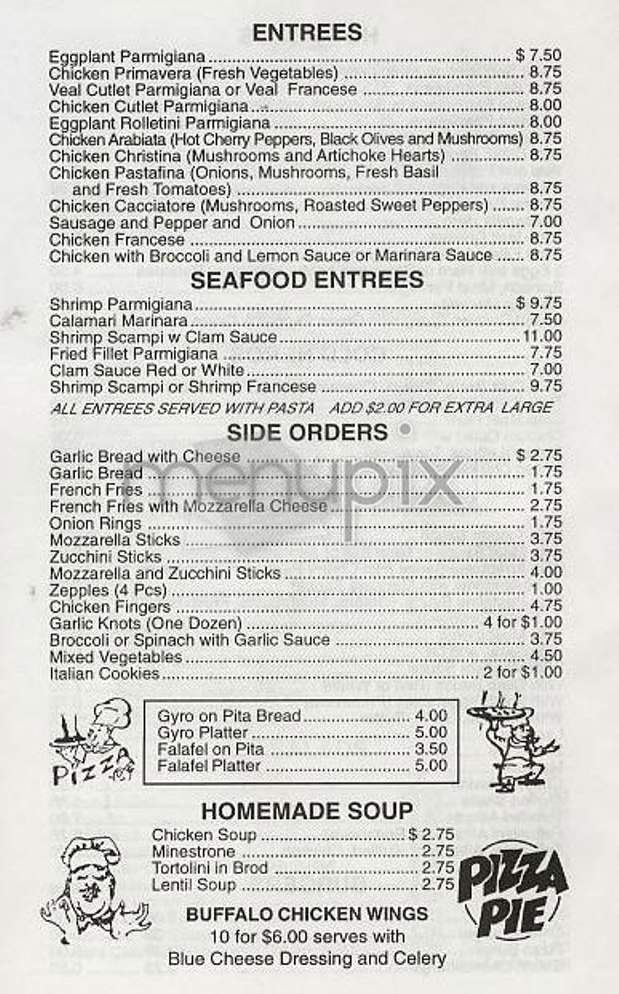 Luigi's Pizza - New York, NY menu_pic