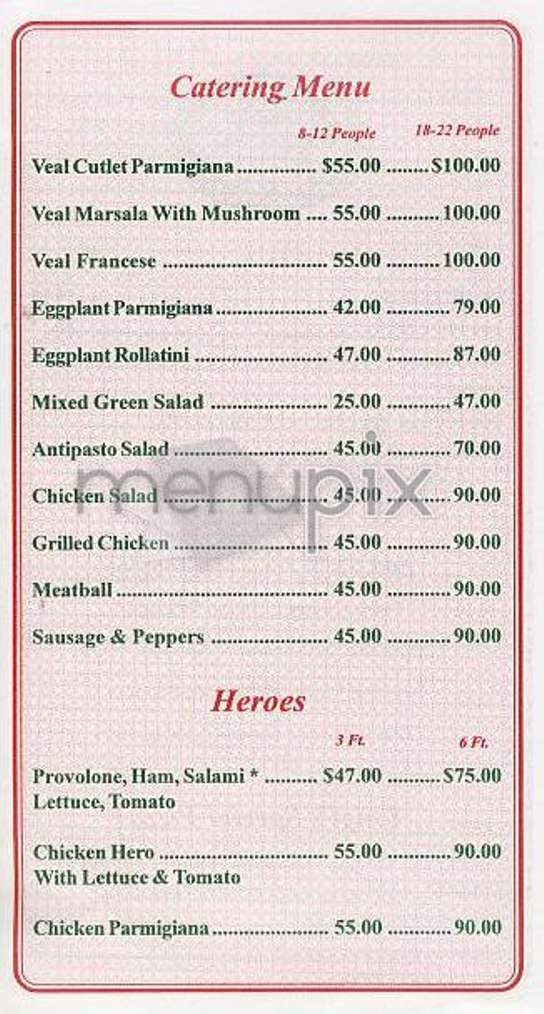 Luigi's Pizza - New York, NY menu_pic