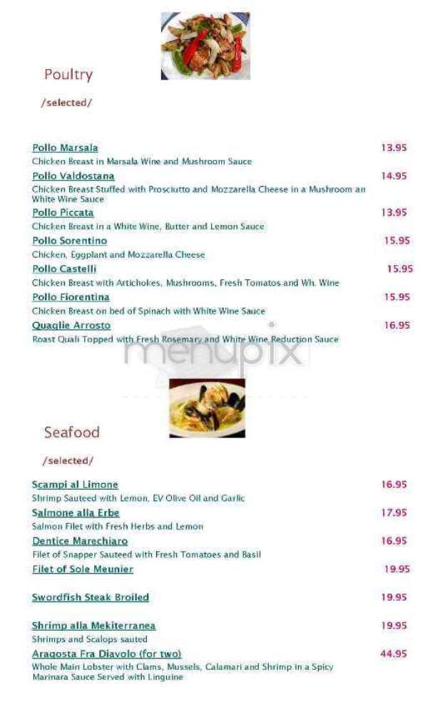 Lunella Ristorante - New York, NY menu_pic