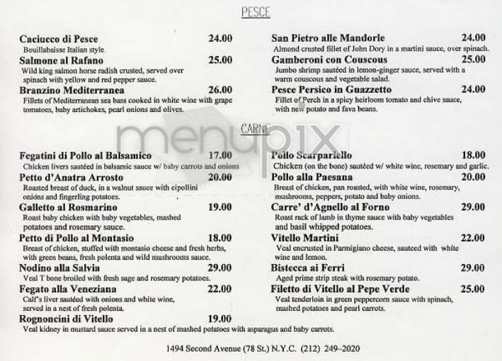 Lusardi's - New York, NY menu_pic