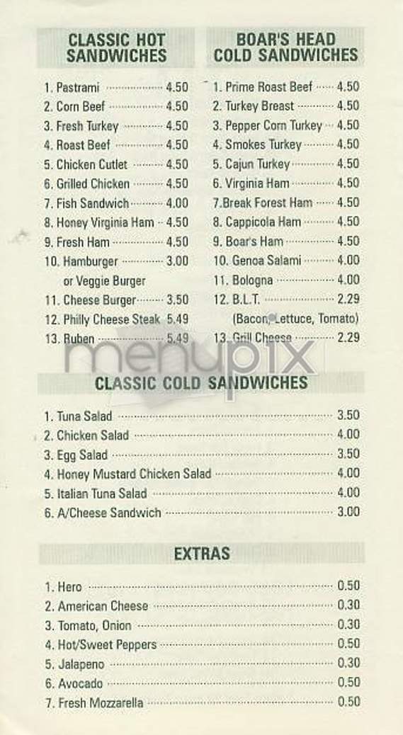 MC French Grill - New York, NY menu_pic
