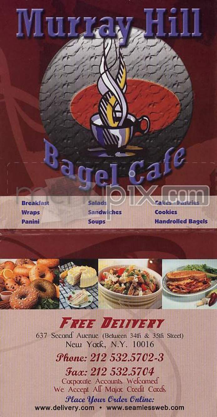 Murray Hill Bagel Cafe - New York, NY menu_pic
