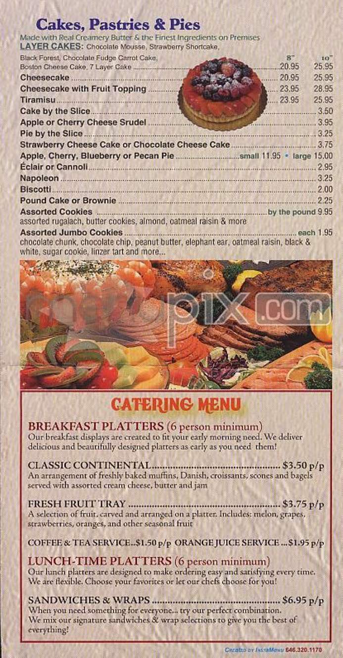 Murray Hill Bagel Cafe - New York, NY menu_pic