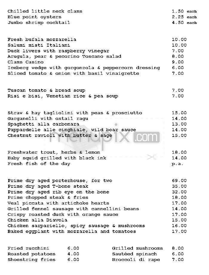 Macelleria - New York, NY menu_pic