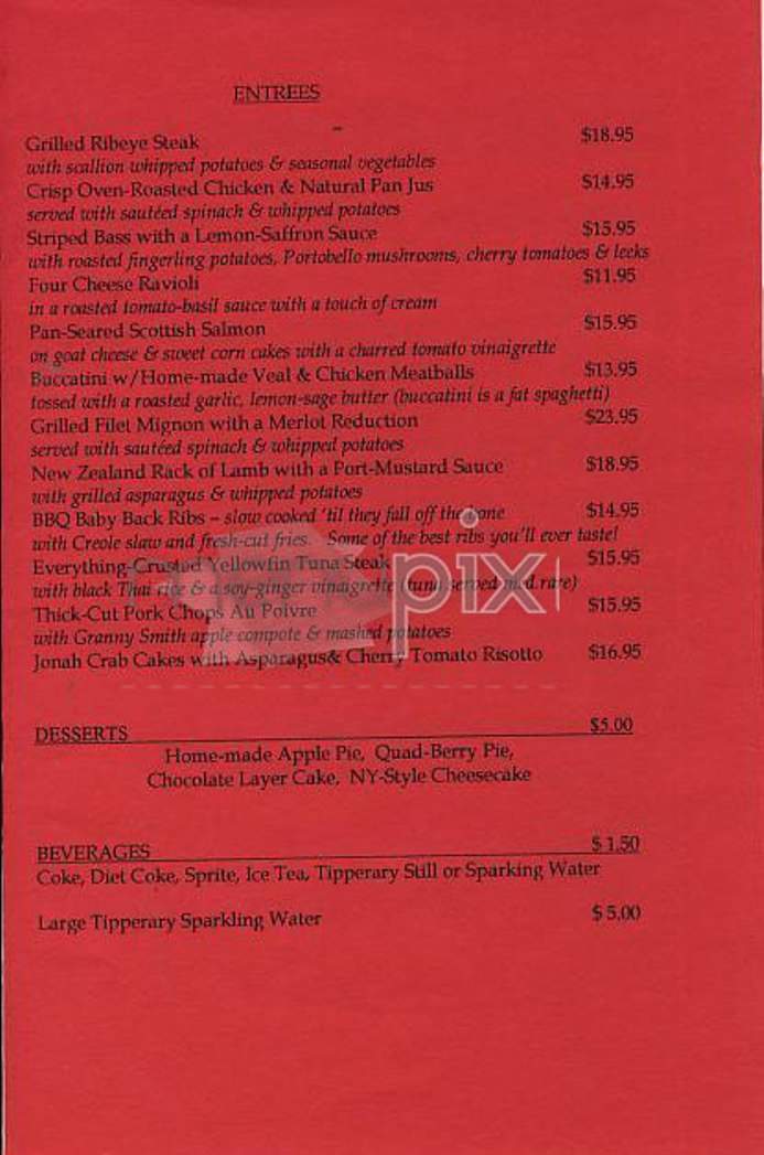 Maggie's Place - New York, NY menu_pic