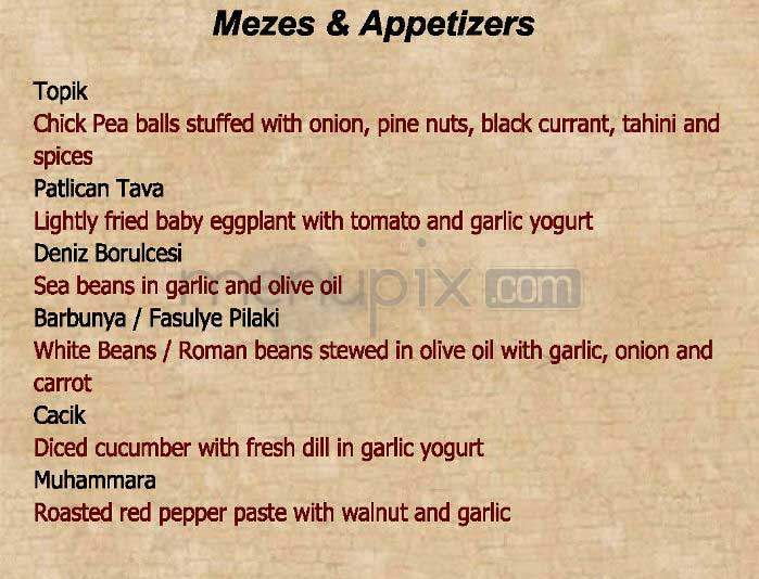 Maia - New York, NY menu_pic
