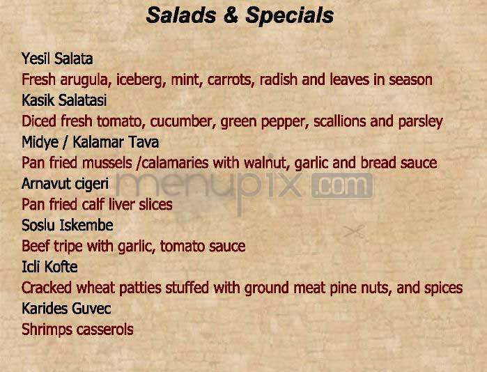Maia - New York, NY menu_pic
