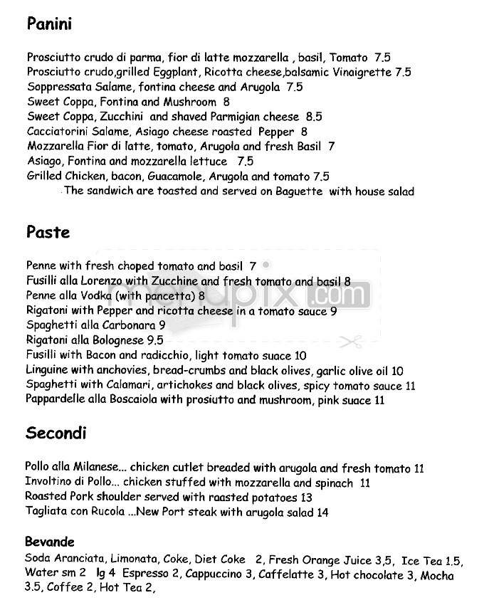 Mangiami - New York, NY menu_pic