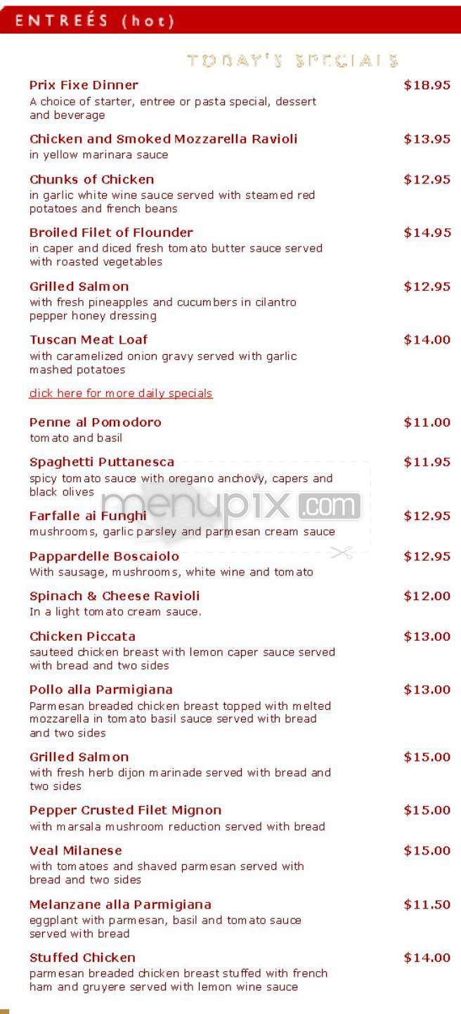 Mangia - New York, NY menu_pic