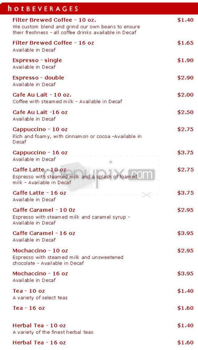Mangia - New York, NY menu_pic