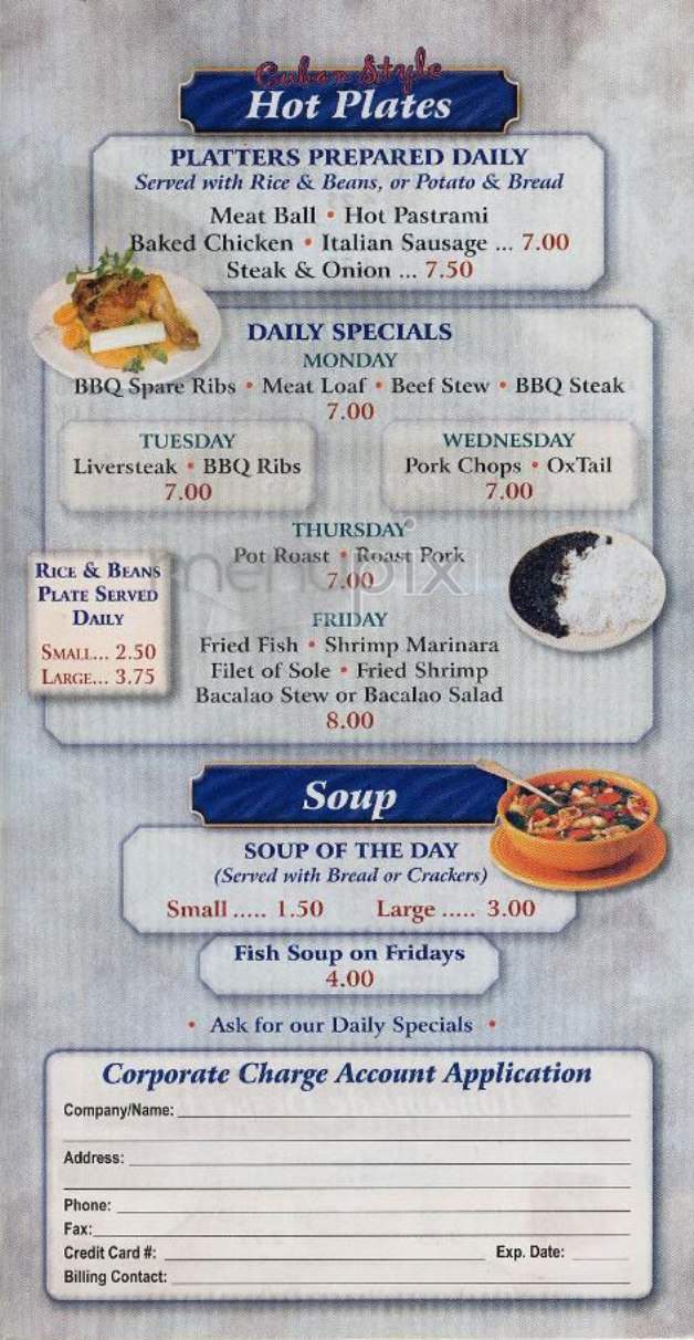 Manhattan Heroes - New York, NY menu_pic