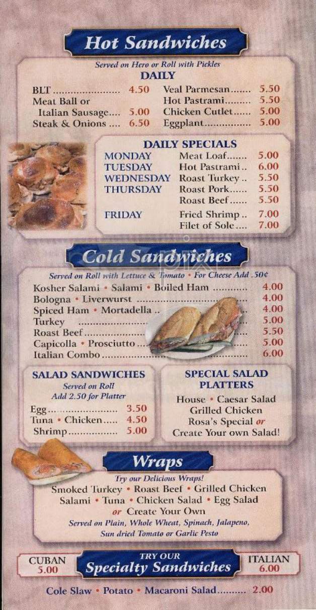 Manhattan Heroes - New York, NY menu_pic