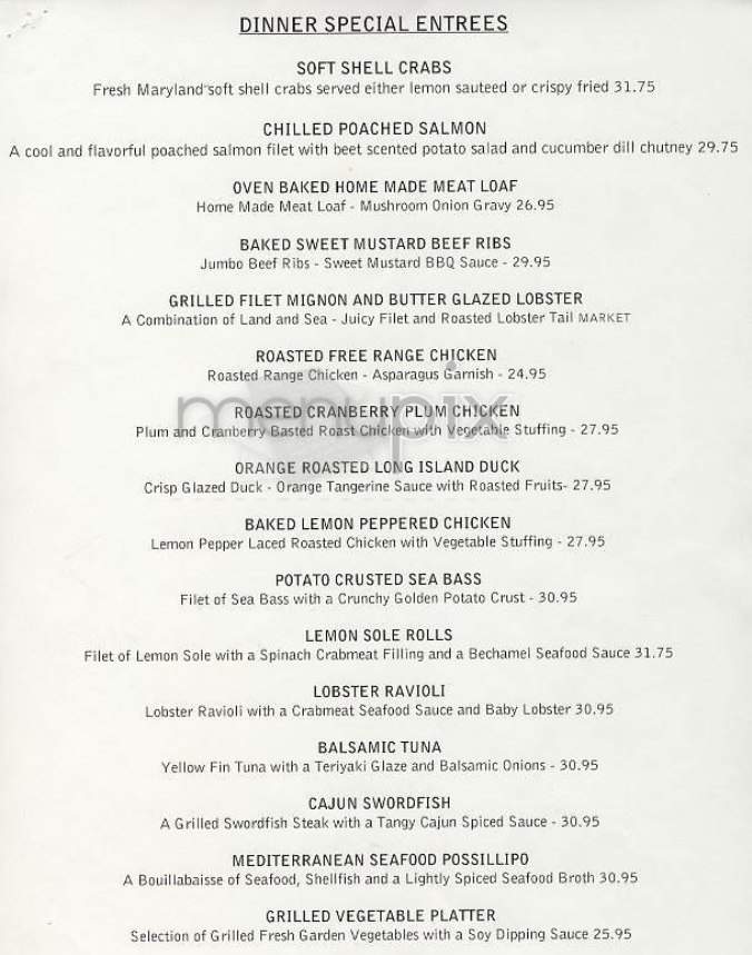 Manhattan Grille - New York, NY menu_pic
