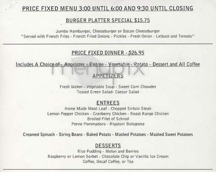Manhattan Grille - New York, NY menu_pic