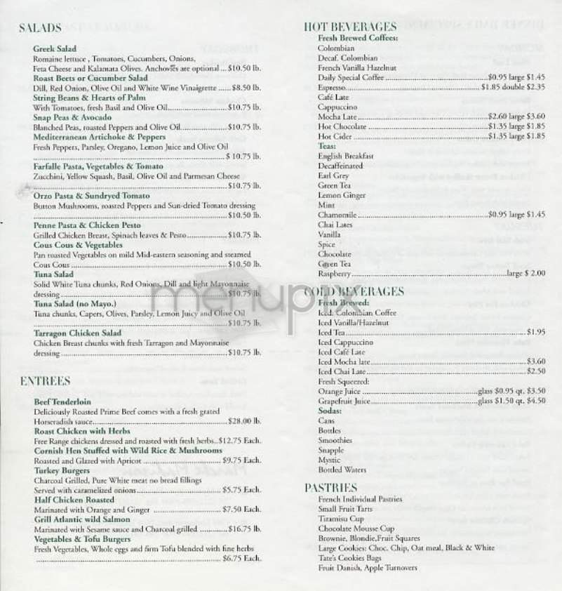 Marche Madison - New York, NY menu_pic