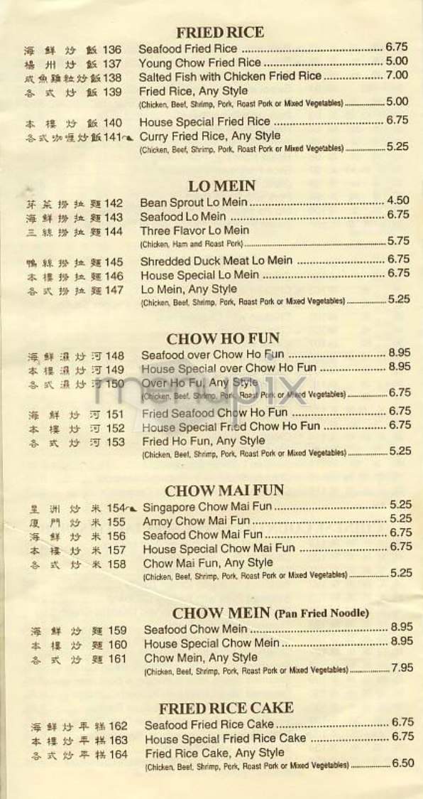 Marco Polo Noodle Shop - New York, NY menu_pic