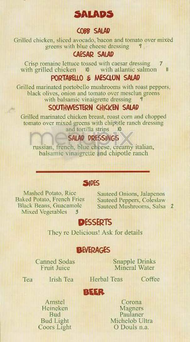 Margarita Murphy's - New York, NY menu_pic